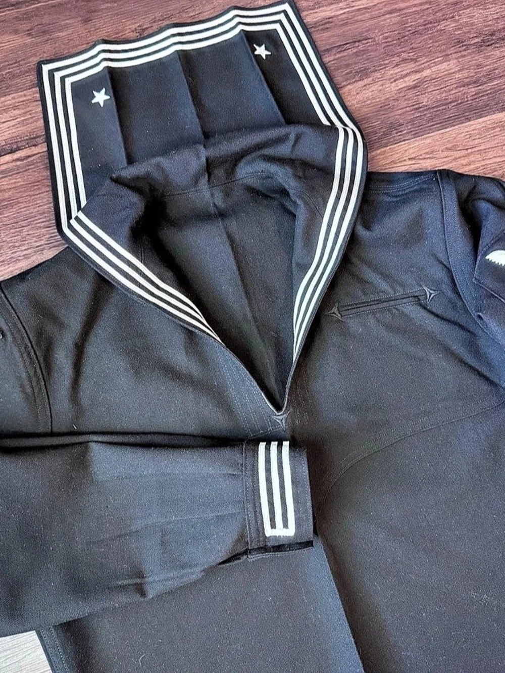 Vintage US Navy Dress Blue Jumper Crackerjack PO3 NALF San Clemente Is. Obsolete